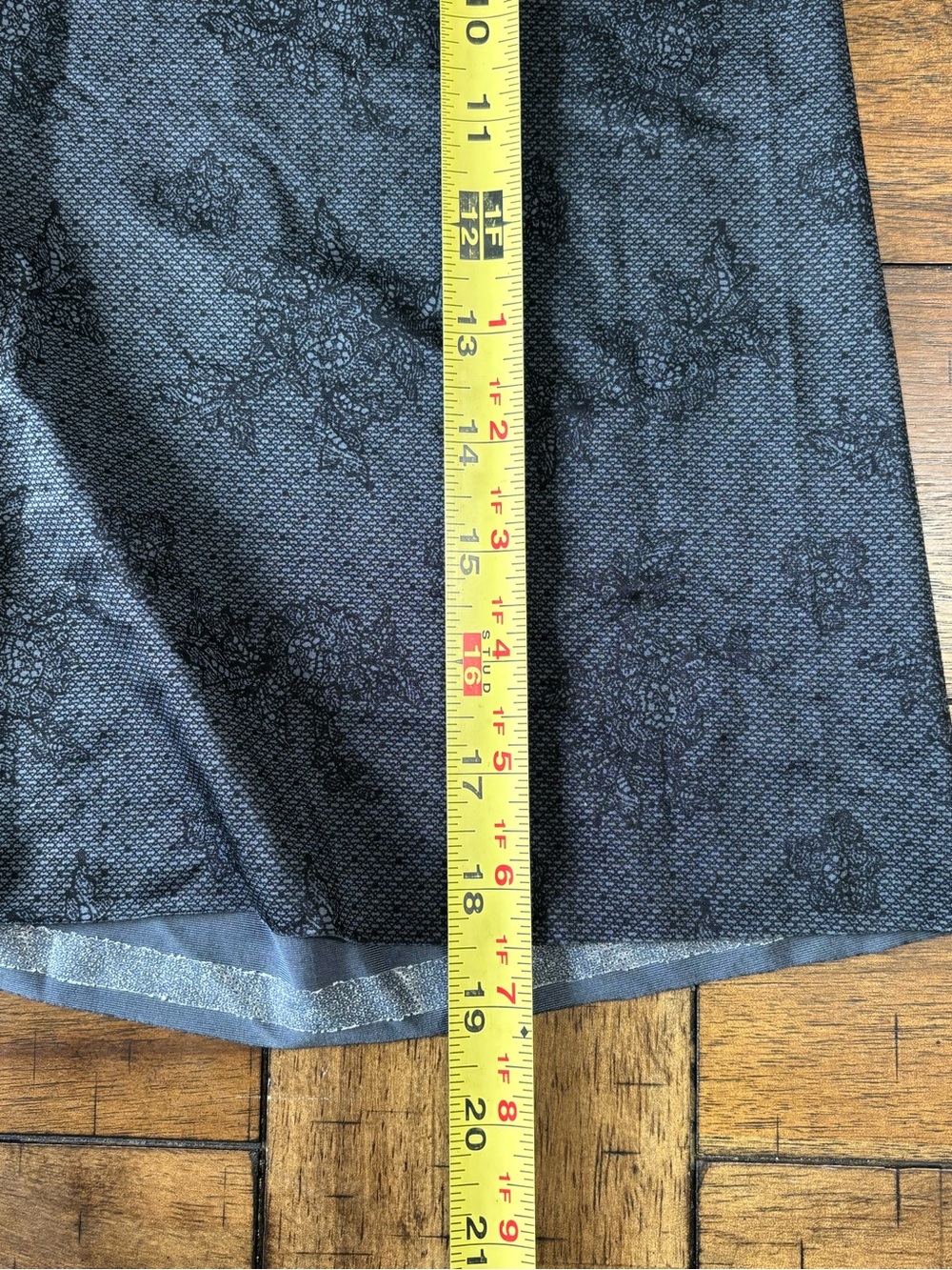 Black Floral Shapewear Shorts - Picture 6 of 7
